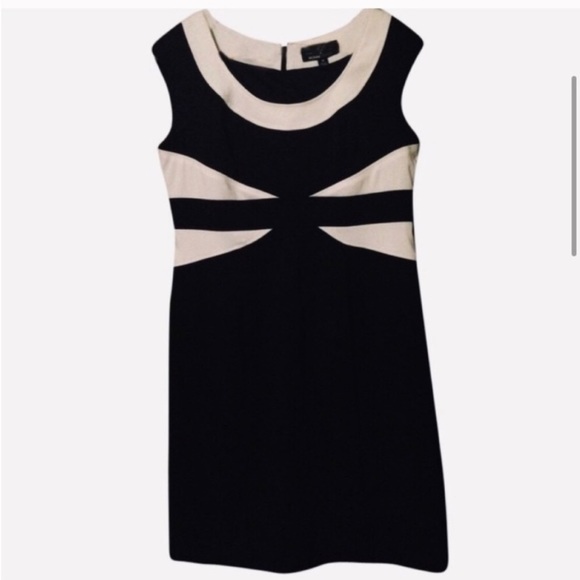 Color Block Slimming Stretchy Sheath Dress Size 12 - Picture 3 of 9